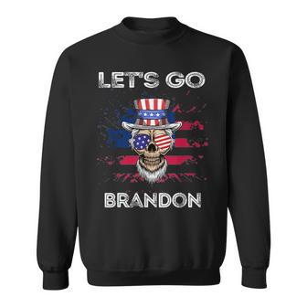 Lets Go Brandon Impeach President Funny Costume Sweatshirt | Mazezy