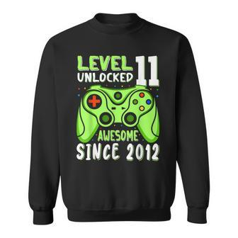 Level 11 Unlocked Awesome 2012 Video Game 11Th Birthday Boy Sweatshirt