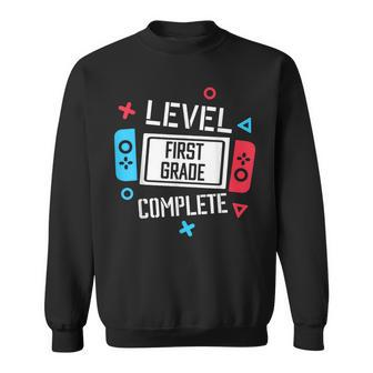 Level 1St Grade Complete Video Game Happy Last Day Of School Sweatshirt | Mazezy