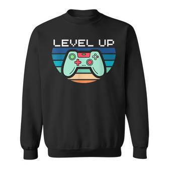 Level Up Video Game Controller Sweatshirt | Mazezy