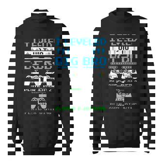 Leveled Up To Big Brother Again Big Brother Est 2023 Sweatshirt | Mazezy