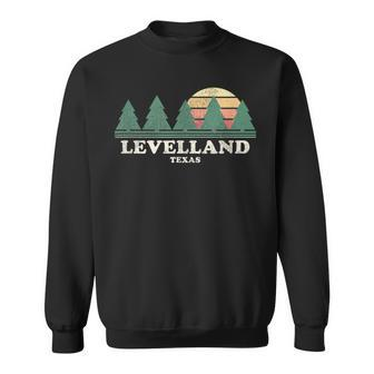 Levelland Tx Vintage Throwback Retro 70S Sweatshirt | Mazezy