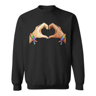 Lgbt Couples T Shes Mine Im Hers Gay Gifts Sweatshirt | Mazezy