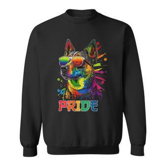 Lgbt Lesbian Gay Pride Australian Cattle Dog Sweatshirt | Mazezy AU