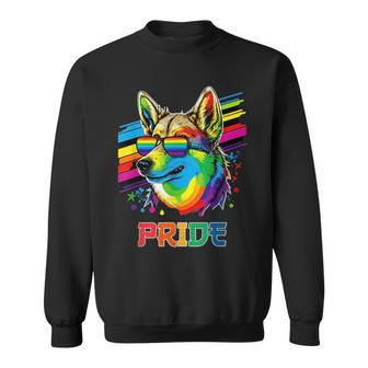 Lgbt Lesbian Gay Pride Swedish Vallhund Dog Sweatshirt | Mazezy DE
