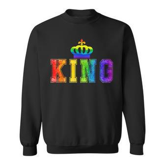 Lgbt Pride Lesbian King Queen Matching Gifts Sweatshirt | Mazezy
