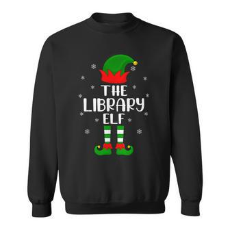 The Library Elf Christmas Party Matching Family Xmas Sweatshirt - Monsterry