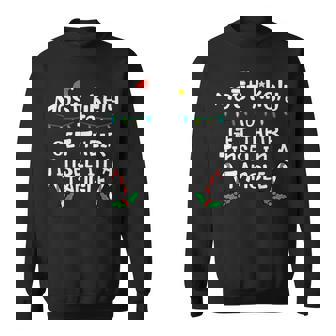 Most Likely Get Tinsel In Tangle Christmas Xmas Family Match Sweatshirt - Thegiftio UK