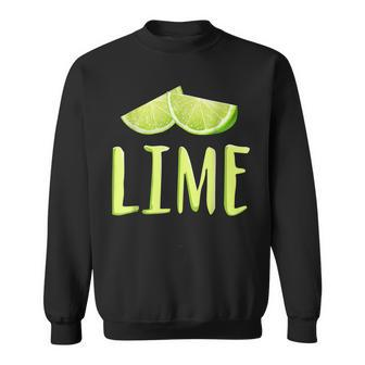 Lime Salt Tequila Halloween Costume Matching Group Sweatshirt - Seseable