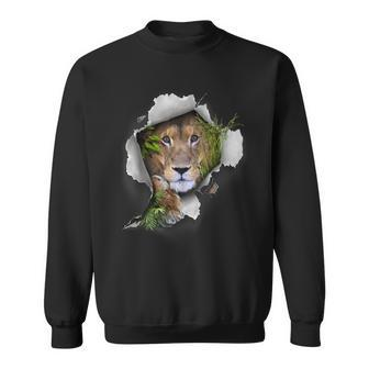 Lion Safari Animal Zoo Animal Lion Sweatshirt - Seseable