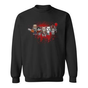 My Little Horror Crew Halloween Raccoon Halloween Sweatshirt | Mazezy