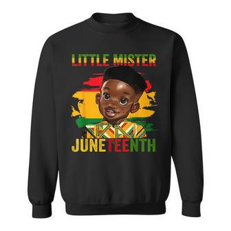 Little Mister Junenth African Black Boy Kids Toddler Sweatshirt - Seseable