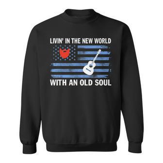 Living In The New World Oliver With An Old Soul Anthony Flag Sweatshirt - Seseable
