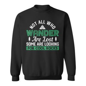 Some Are Looking For Cool Rocks Geologist Geode Hunter Sweatshirt | Mazezy