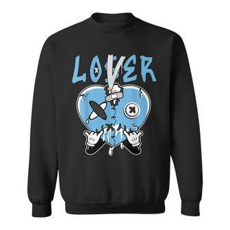Loser Lover Drip Heart Jd 1 High Og Unc Toe Matching Sweatshirt | Mazezy