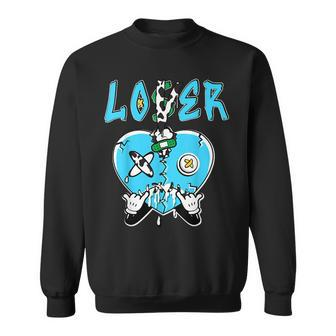Loser Lover Heart Dripping Chunky Dunky Matching Sweatshirt - Seseable