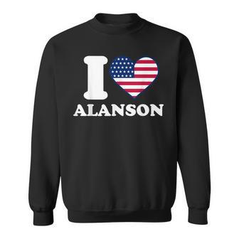 I Love Alanson I Heart Alanson Sweatshirt | Mazezy