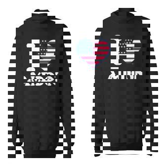 I Love Amidon I Heart Amidon Sweatshirt | Mazezy