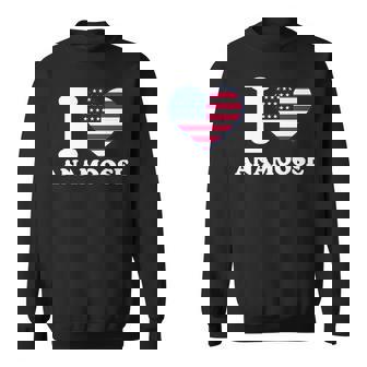 I Love Anamoose I Heart Anamoose Sweatshirt | Mazezy