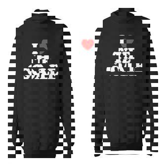 I Love The Goalie Heart Soccer Hockey Sport Goalie Sweatshirt | Mazezy