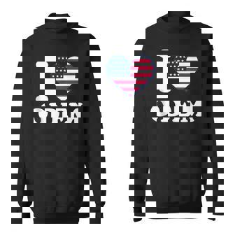 I Love Odem I Heart Odem Sweatshirt | Mazezy