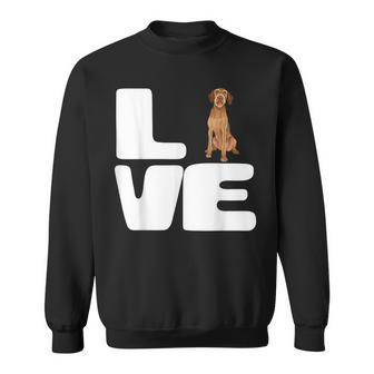 Love My Wirehaired Vizsla Dog Lover Sweatshirt | Mazezy