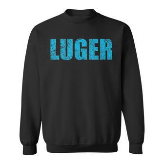 Luge Team Bobsled Racing Coach Snow Street Sled Luger Crew Sweatshirt | Mazezy