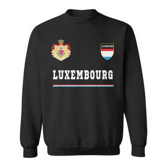 Luxembourg SportSoccer Jersey Flag Football Sweatshirt | Mazezy
