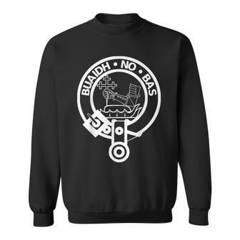Macdougall Scottish Family Clan Name Crest Shield Sweatshirt | Mazezy