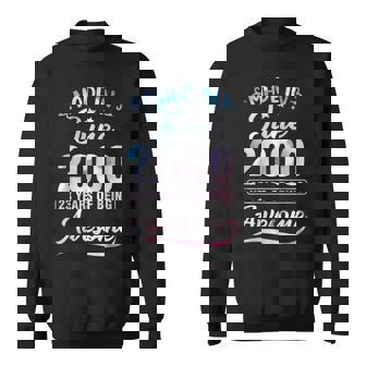 Made In June 2000 Happy Birthday 23 Years Of Being Awesome Sweatshirt | Mazezy