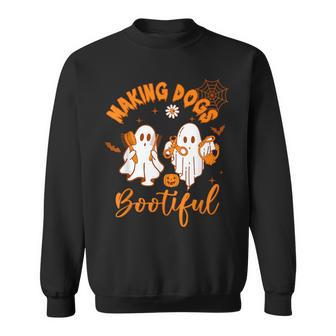 Making Dogs Bootiful Halloween Dog Grooming Groomer Sweatshirt - Monsterry CA