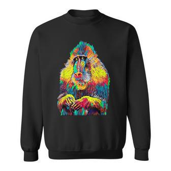 Mandrill Monkey Sweatshirt | Mazezy