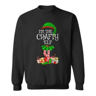 Matching Family Group I'm The Crafty Elf Christmas Sweatshirt - Thegiftio UK