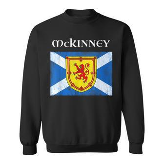 Mckinney Scottish Clan Name Gift Scotland Flag Festival Sweatshirt | Mazezy