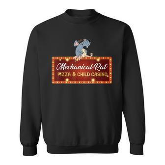 Mechanical Rat Pizza And Child Casino  Sweatshirt