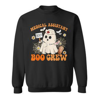 Medical Assistant Boo Crew Ghost Halloween Costumes Sweatshirt | Seseable CA