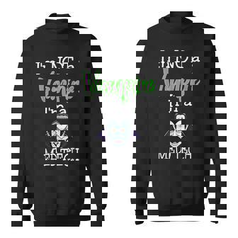 Medical Laboratory Technician Phlebotomist Vampire Sweatshirt | Mazezy