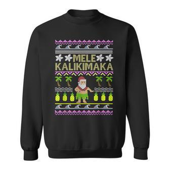 Mele Kalikimaka Vacation Ugly Christmas Sweater Style Sweatshirt | Mazezy