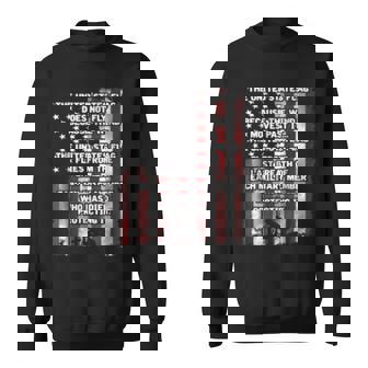 Memorial Day Patriotic Military American Flag Sweatshirt | Mazezy