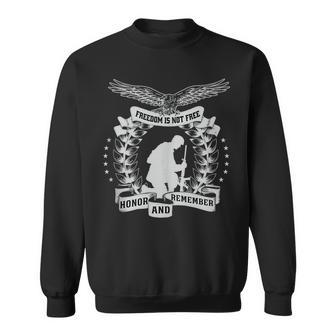 Memorial Day Soldier Bald Eagle Honor And Remember Sweatshirt | Mazezy