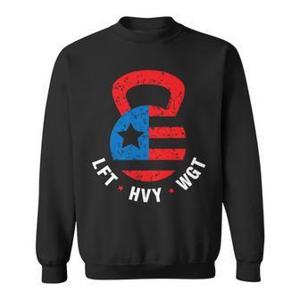 Mens Funny Gym Bro Fitness Workout Gear American Vintage Novelty Sweatshirt - Monsterry AU