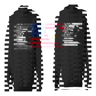 Meowica 4Th Of July Cat American Flag America Usa Funny Usa Funny Gifts Sweatshirt | Mazezy