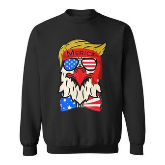 Merica Eagle 4Th Of July Independence Day American Freedom Freedom Funny Gifts Sweatshirt | Mazezy