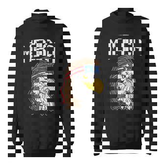 Merica Eagle Mullet 4Th Of July Redneck Pride Patriot Flag Sweatshirt | Mazezy