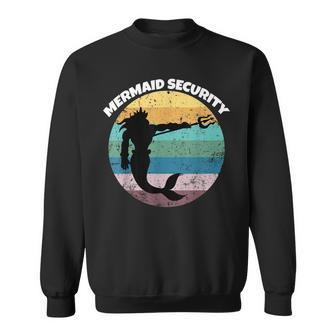 Mermaid Security Gifts For Grandpa Dad Brother Dad Gift Sweatshirt | Mazezy