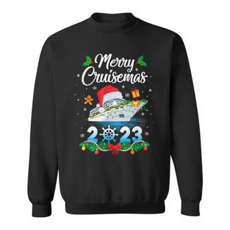 Merry Cruisemas 2023 Christmas Santa Reindeer Cruise Ship Sweatshirt | Mazezy
