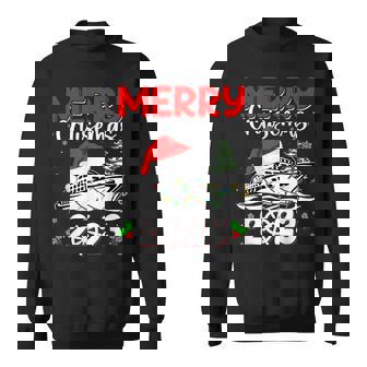 Merry Cruisemas 2023 Cruise Ship Family Christmas Pajamas Sweatshirt - Seseable