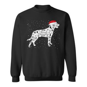 Merry Xmas Estonian Hound Dog Christmas Sweatshirt | Mazezy