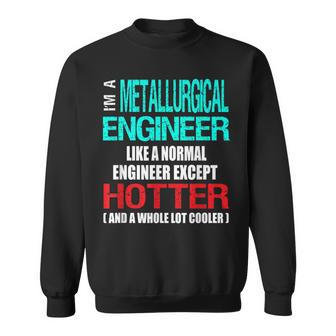 Metallurgical Engineer Slogan Sweatshirt | Mazezy