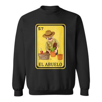 Mexican Grandpa Father Dad Spanish Lottery Bingo El Abuelo Gift For Mens Sweatshirt | Mazezy